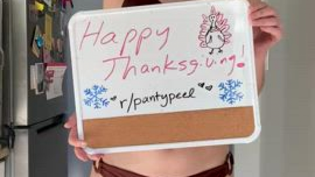 Happy Thanksgiving everyone!