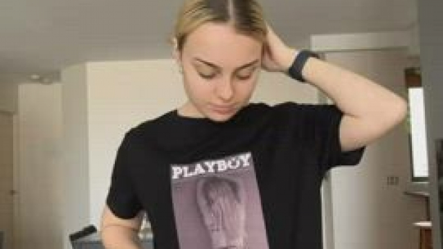 When your photographer makes you a shirt with your ass on it…