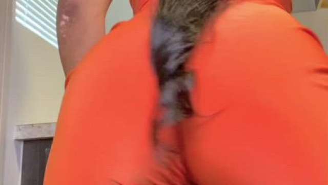 Does my ass look good in orange? [OC]