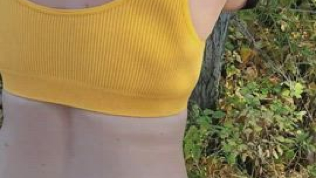 getting my petite body fucked on the jogging trail