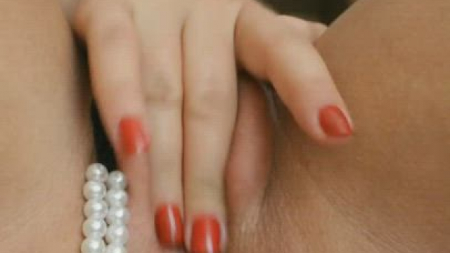 You should help me get these beads out to make room for your cock [46]