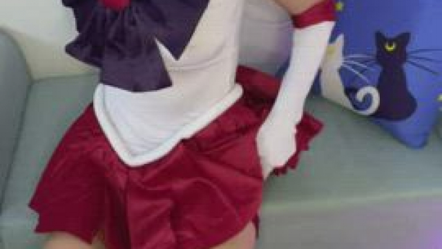 Naughty Sailor Mars Cosplay