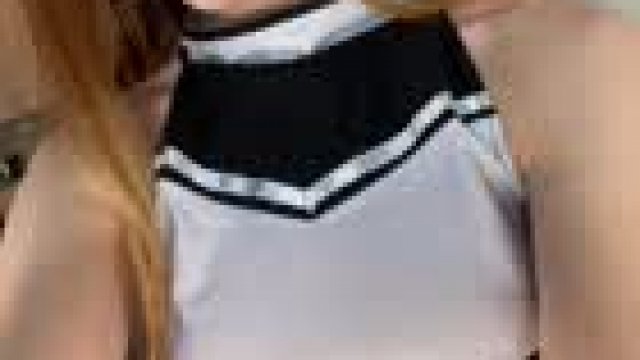 What it would look like if a cheerleader sat on your face