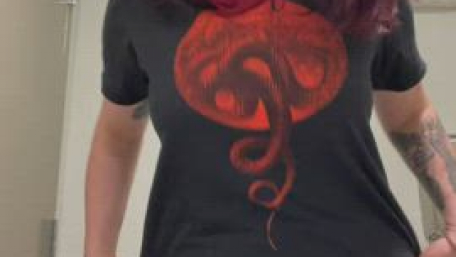 titty tuesday work bathroom flash!