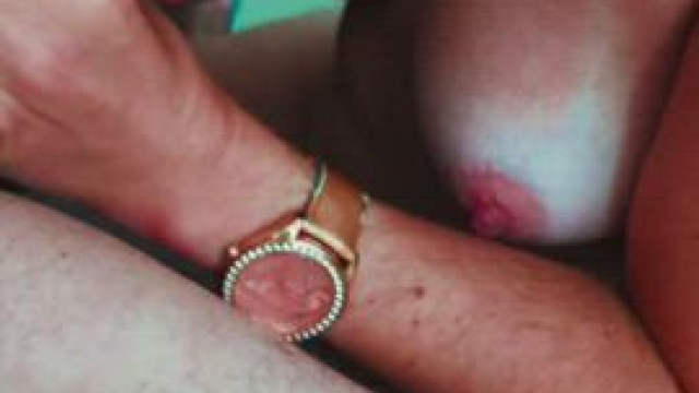 I really want to make him squirt like that, feel his big cock cum on my breasts?