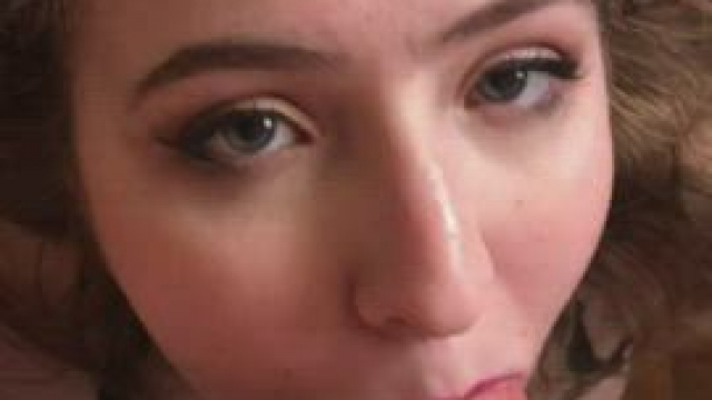 She’s such a good girl. She had to train hard to get to this point