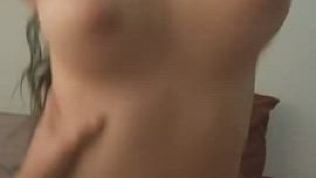 Titty slapping action