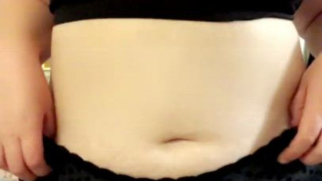 Black bra and white tits