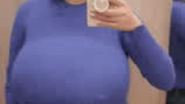 She can really fill out a sweater