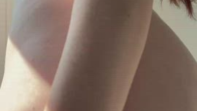 Bending over to give you a peek