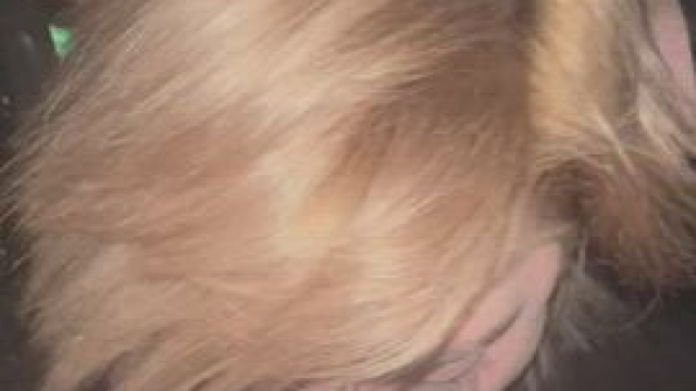 Draining this dudes balls as a reward for driving me home