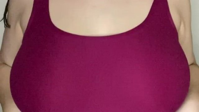 Slow Motion Huge Booby Drop