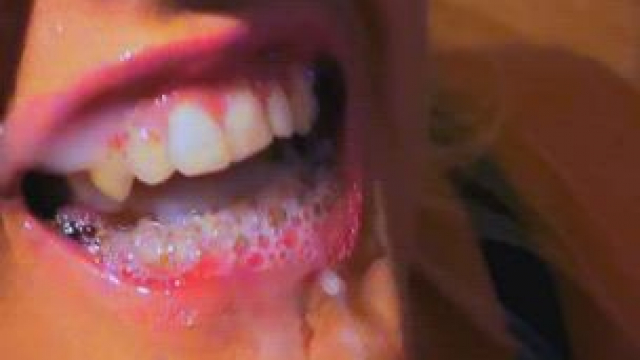 She hated that shot going up her nose