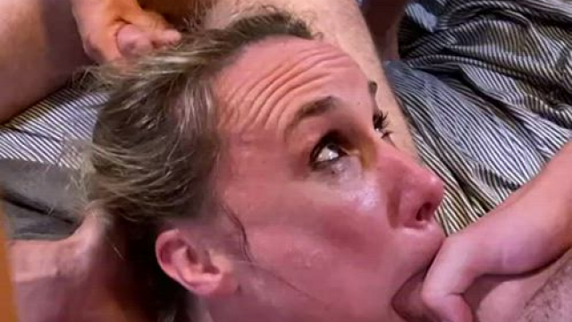 getting my throat stuffed :)