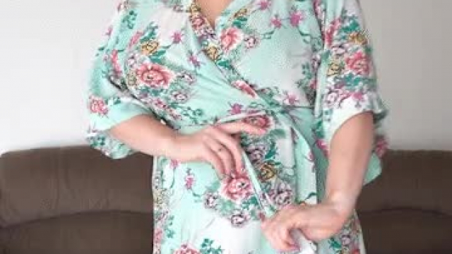 Let me show you what I've got for you under this robe