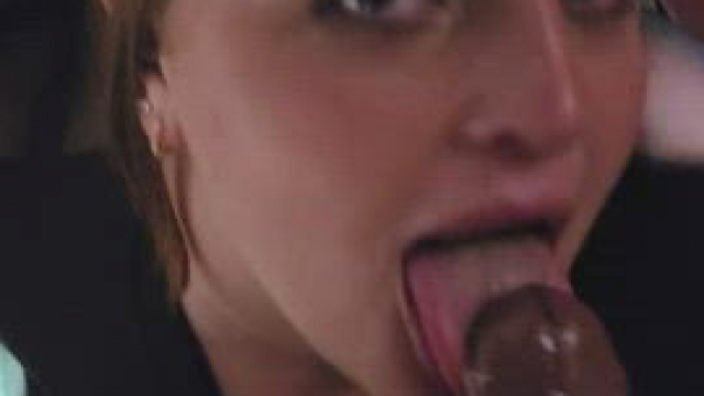 She loves Asian cock in her mouth