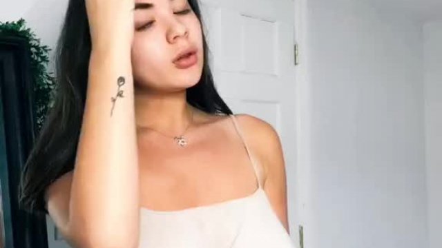 Yes she can touch her elbows together!