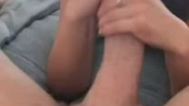 Huge cock Blowjob by cute teen