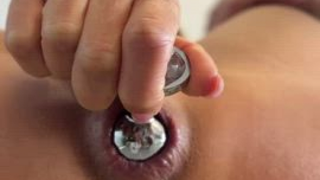 Huge buttplug in my ass