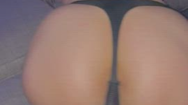 Does my ass look sexy through a black thong