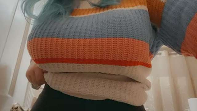 OC please type out what sound you think my titty drop made…it gets me every time