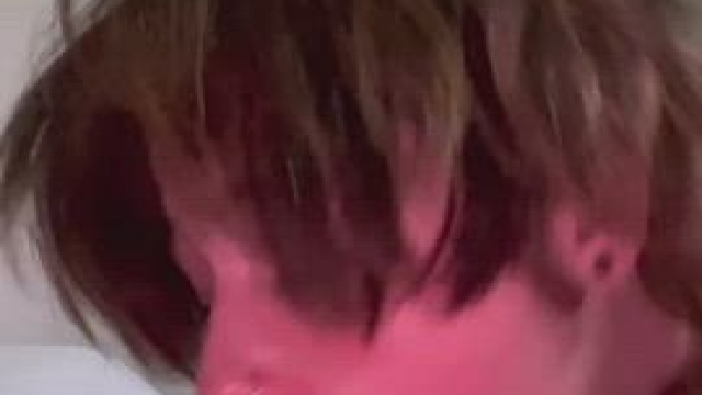 OC: Watch her be a good girl, letting me destroy her throat