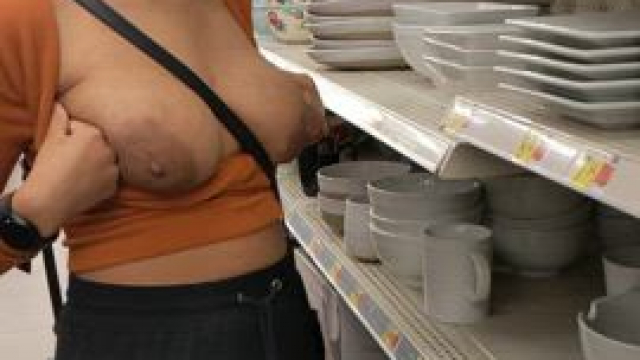 Would you drink from Mama's titty in the store [F]