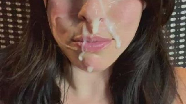 His loads are so damn big. One man bukkake