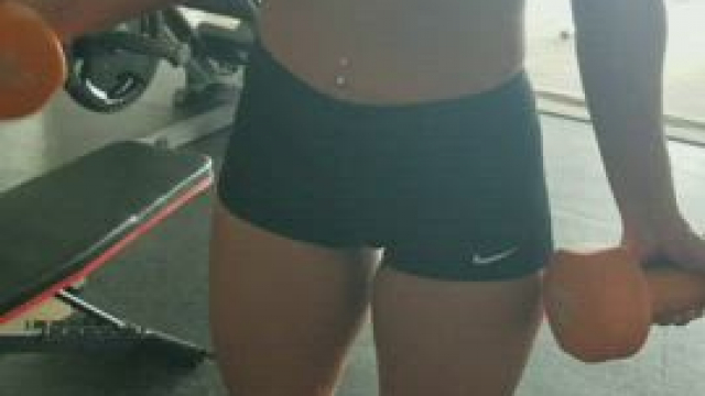 I worked up a sweat, so I decided to air the women a little