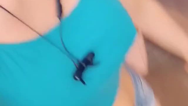 I get a lot of looks on the underground when I go braless like this