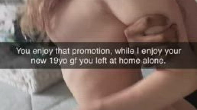 Petite teen cheats for big black cock creampie!