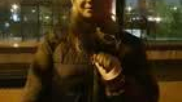 Flashing Huge Tits at tram stop (Cukierkowa Zgrywuska)