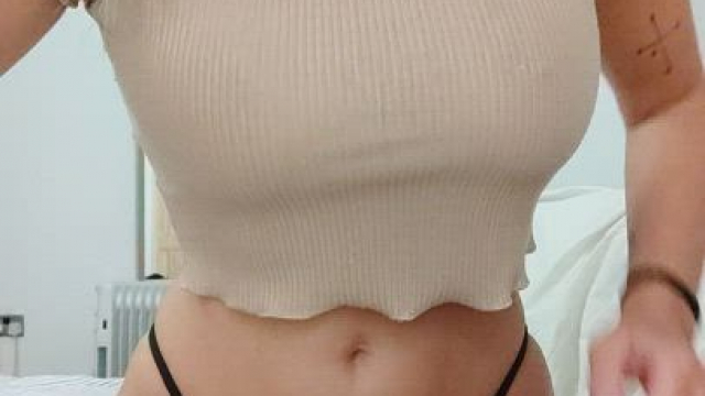 Small and cute with big natural tittys