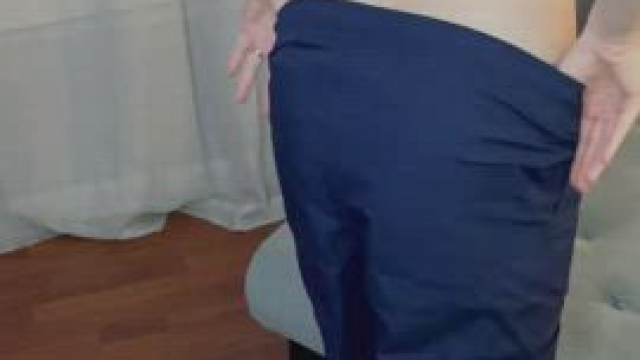 Getting undressed after work (36f)