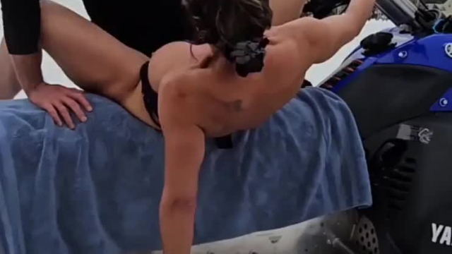 Best Way to Ride a Snowmobile ;) [mf]