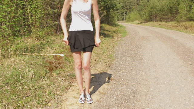 Undressing On The Road