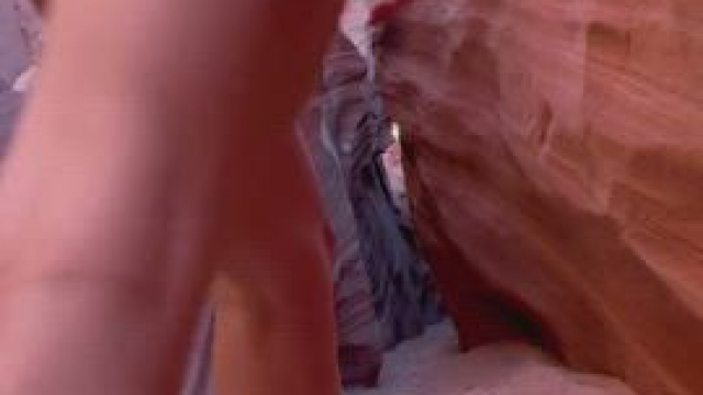 Slot canyon…? or SLUT canyon?!