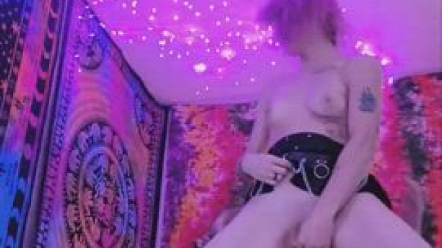 She does it with no hands like a pro