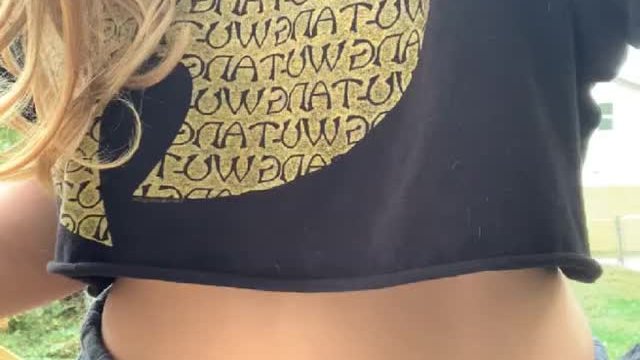 wonder if my neighbors saw me