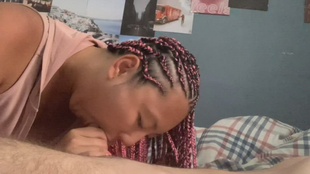 Cute and deep in my little throat