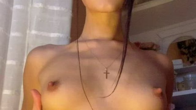 Beautiful Brunette Playing with herself