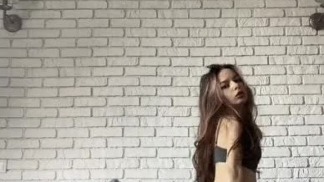 Morning yoga without panties????