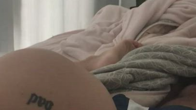 He's watching Netflix and I'm doing my thing