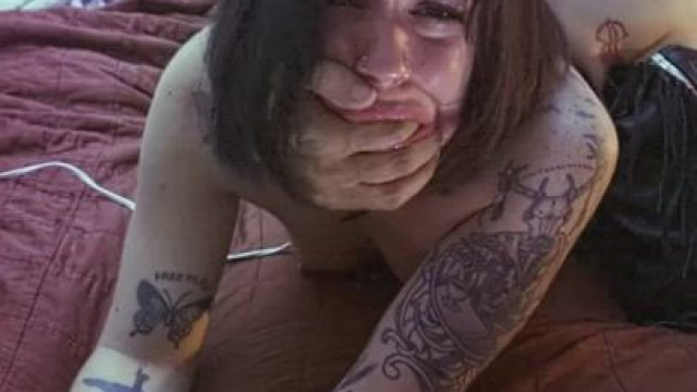 Cumming in my tight asshole after fucking me so hard I almost cried