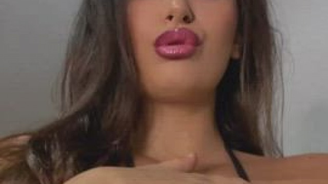 Put your dick between my titties please dad