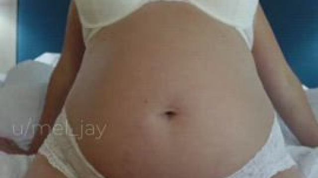You should see how nicely my belly rounded out this past month!