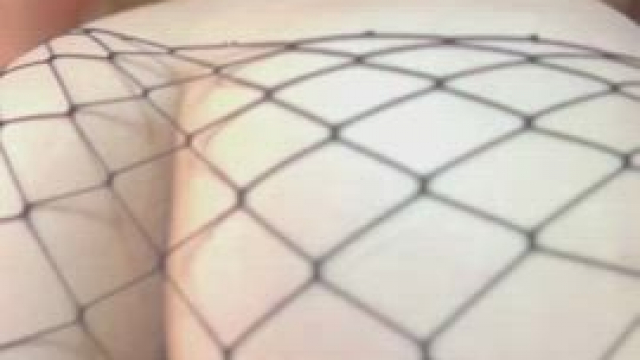 The fishnets stay on and you cum inside, those are the rules!