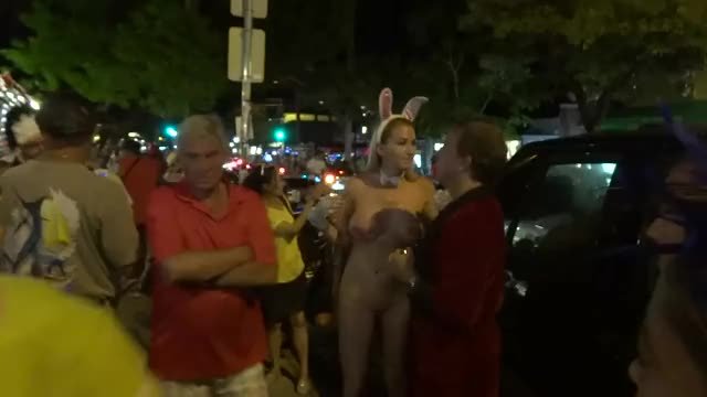 Bunny Nude in Public