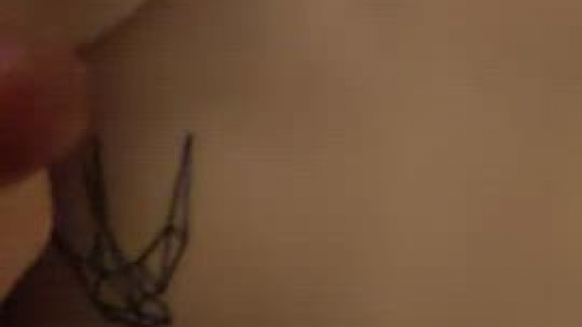 He loves to cum on these small boobs [M][F]