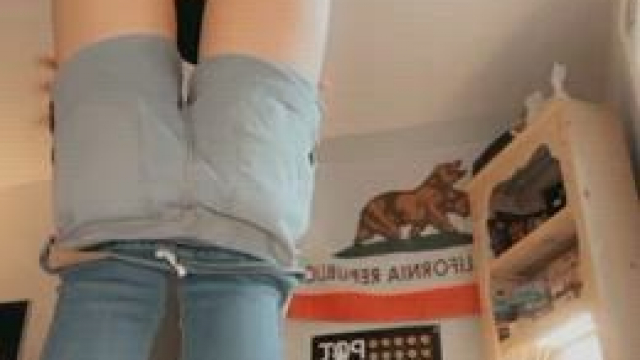 Taking off my uniform after work